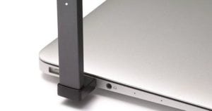 Shaped like a flash drive, the Juul in fact easily plugs into a computer's USB drive for rechargiing.