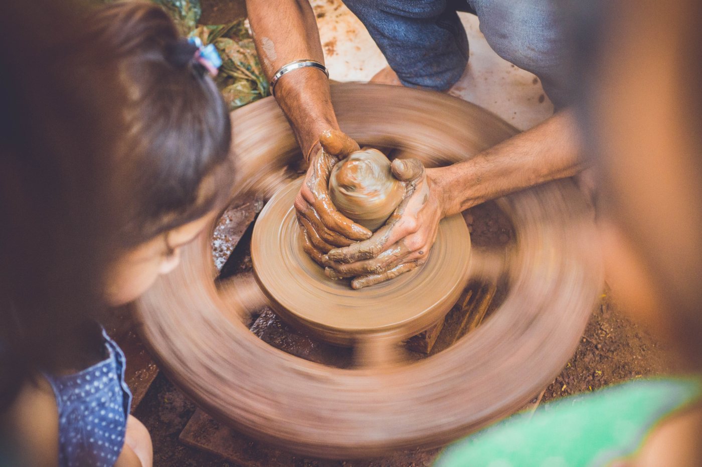 Kids pottery wheel